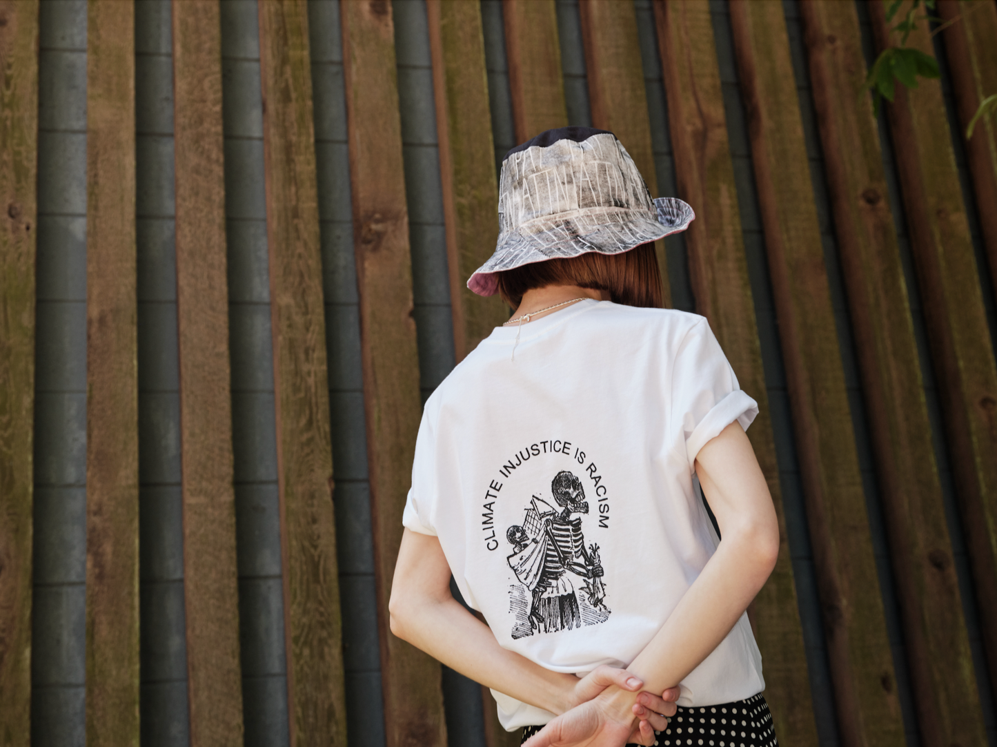 Climate Injustice Is Racism Skeleton Tee