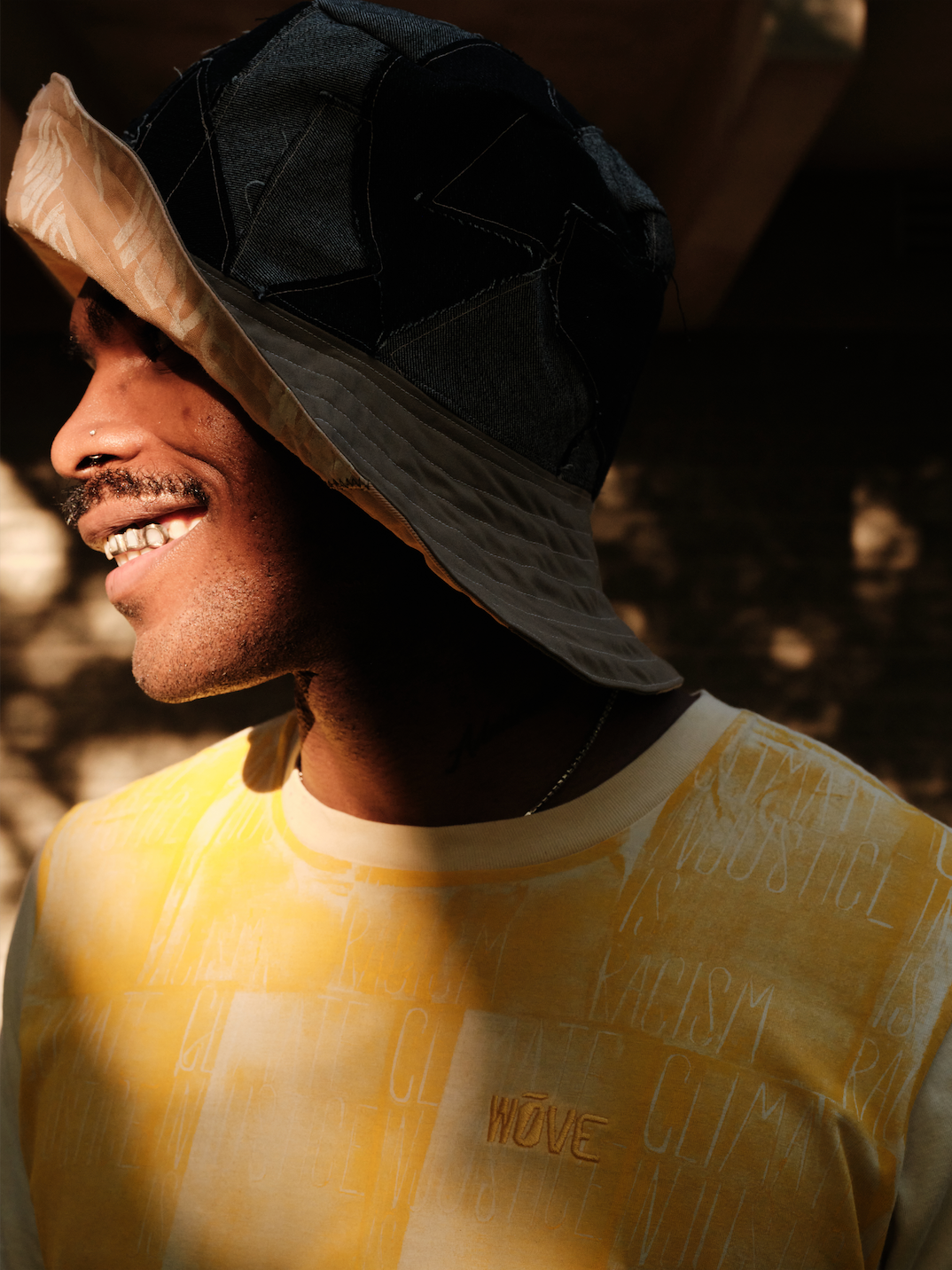 Patchwork Reversible Bucket Hat