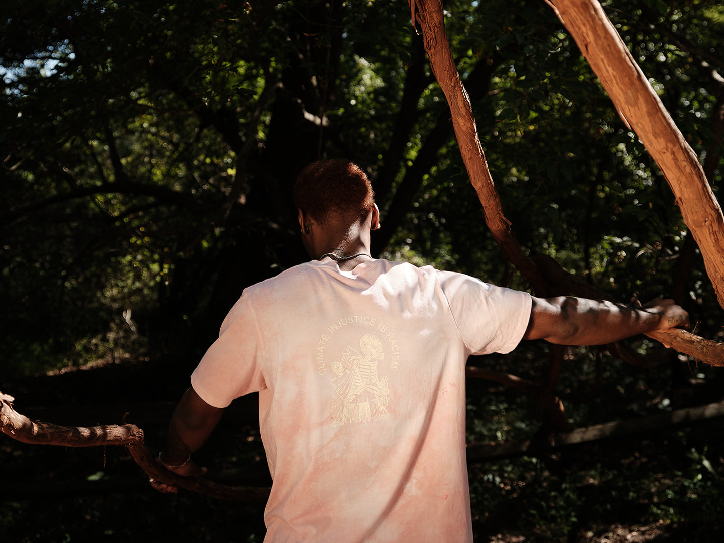 Climate Injustice Is Racism Skeleton Tee