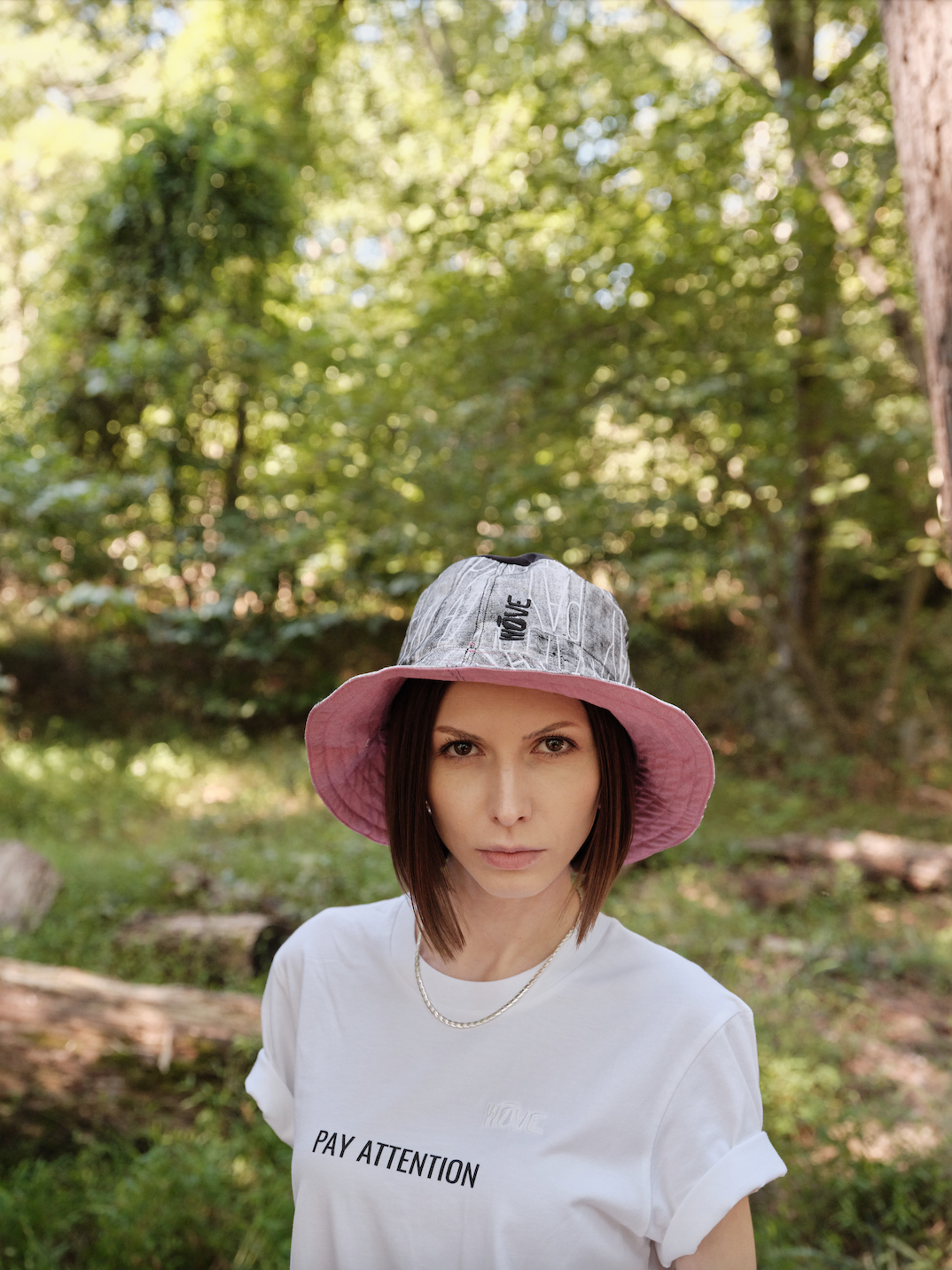 "PAY ATTN" Reversible Bucket Hat