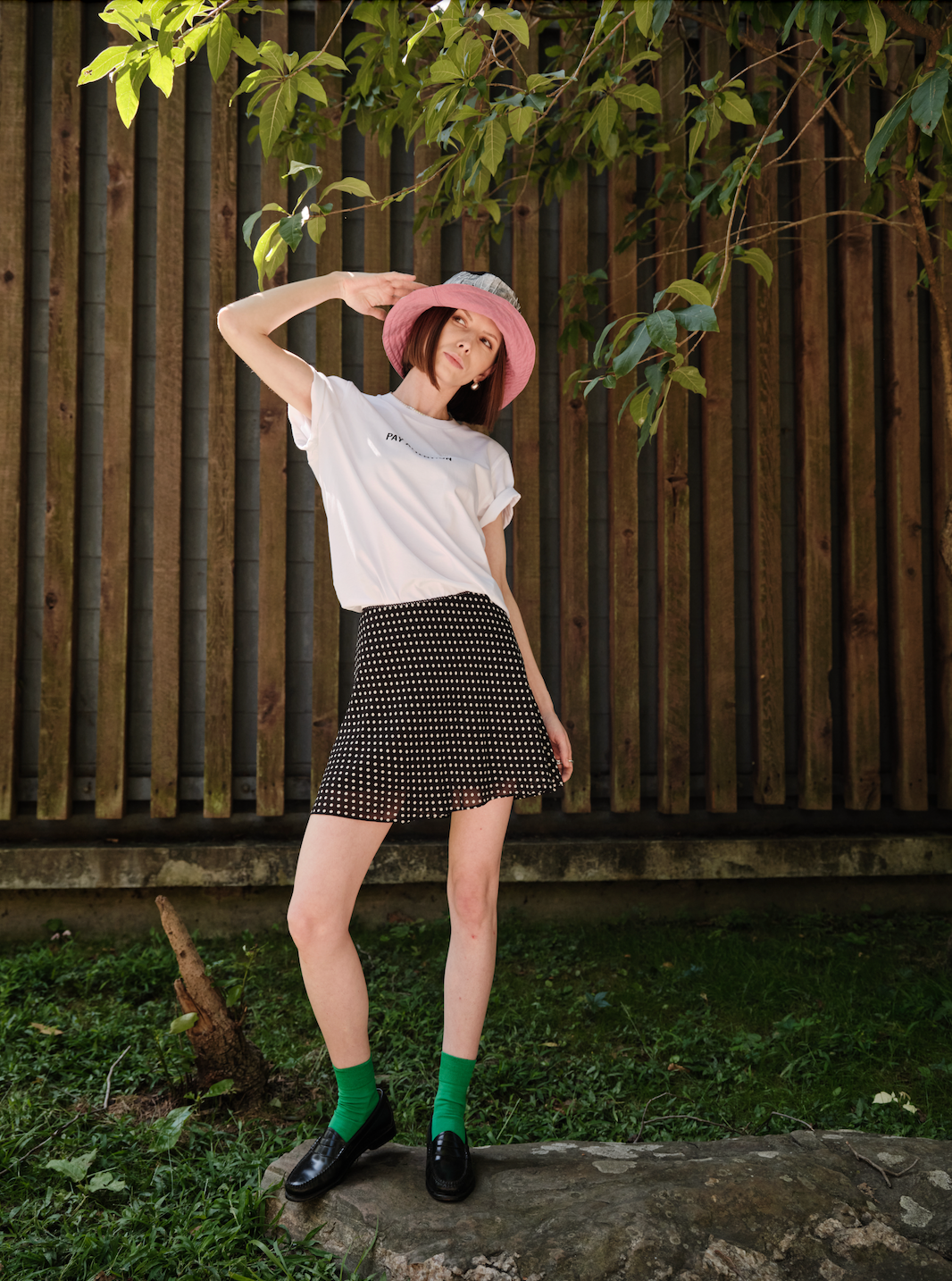 "PAY ATTN" Reversible Bucket Hat