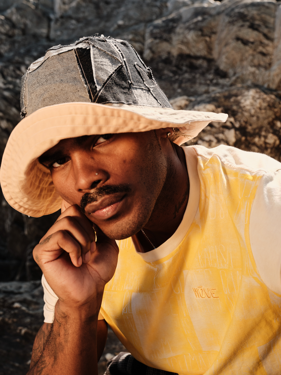 Patchwork Reversible Bucket Hat
