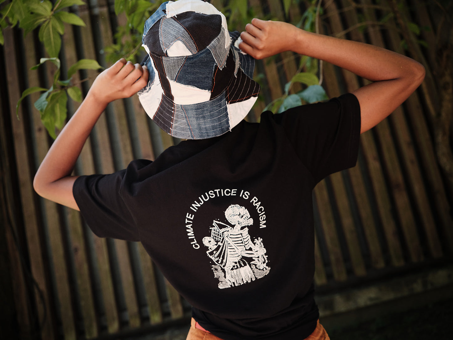 Climate Injustice Is Racism Skeleton Tee